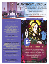 Weekly Bulletin | St. Anthony Lorain